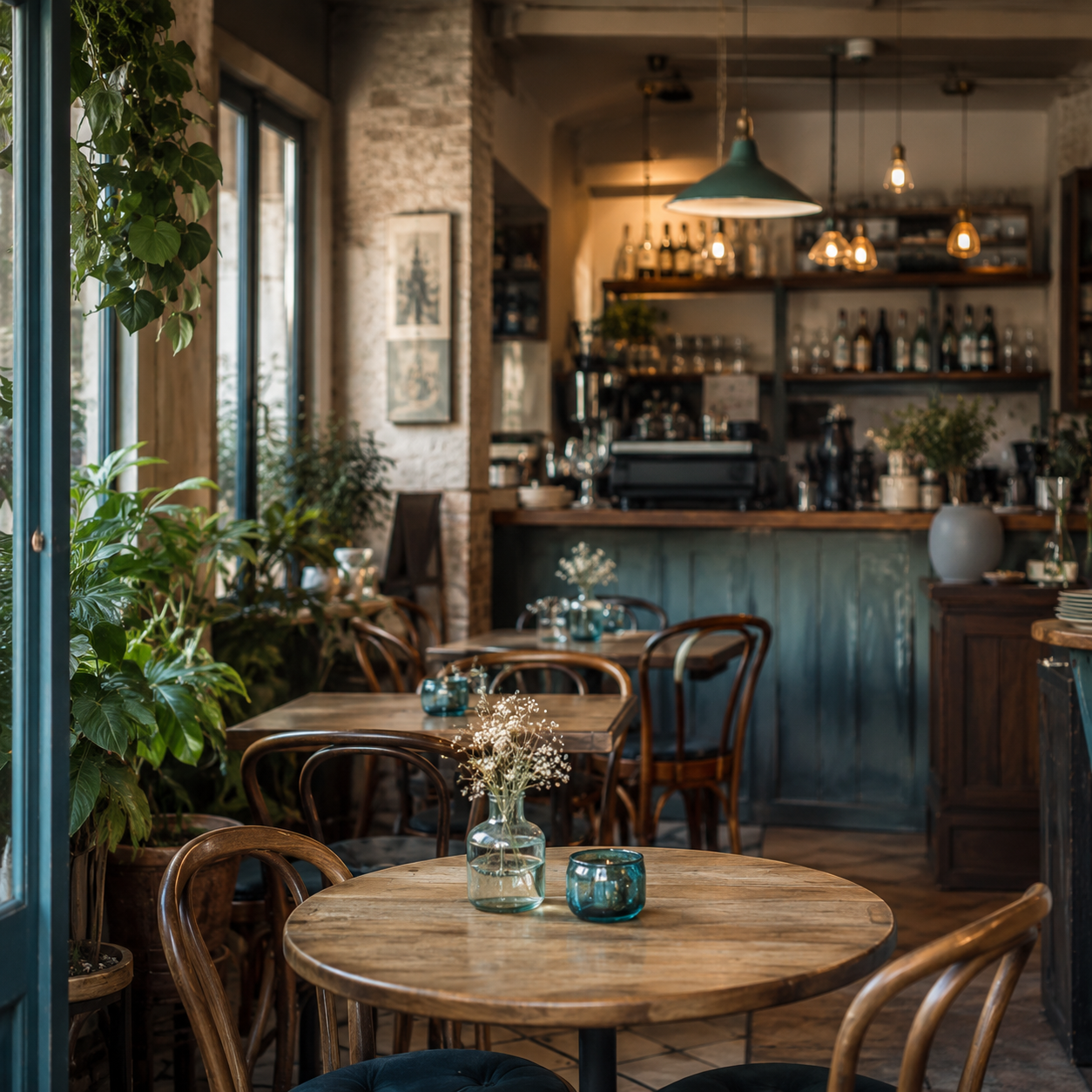 Interior of Largo restaurant
